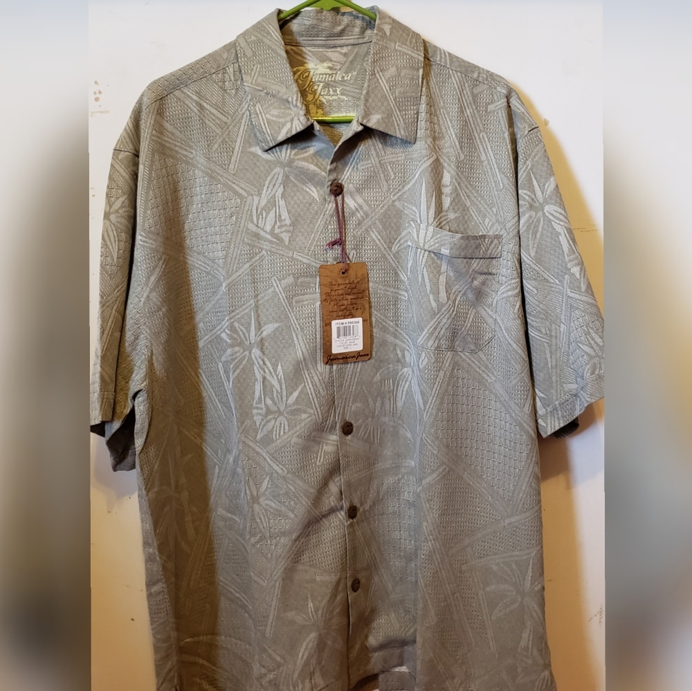 Jamaica Jaxx 100% Silk Aloha Shirt